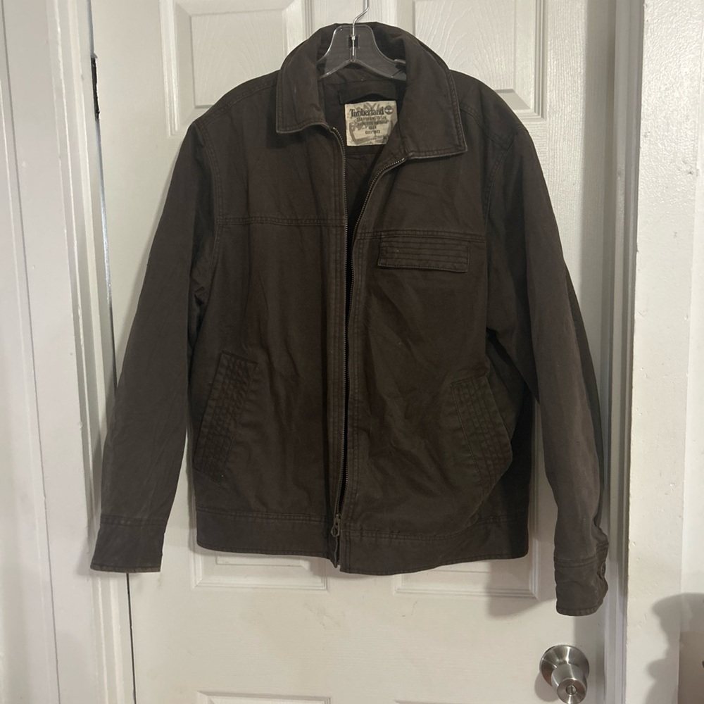 Timberland Men's Brown Field Barn insulated jacket, waterproof